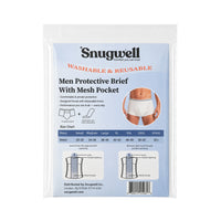 Snugwell Men’s Incontinence Washable Underwear – Mesh Pocket Briefs