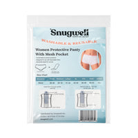 Snugwell Women's Incontinence Washable Underwear – Mesh Pocket Panty