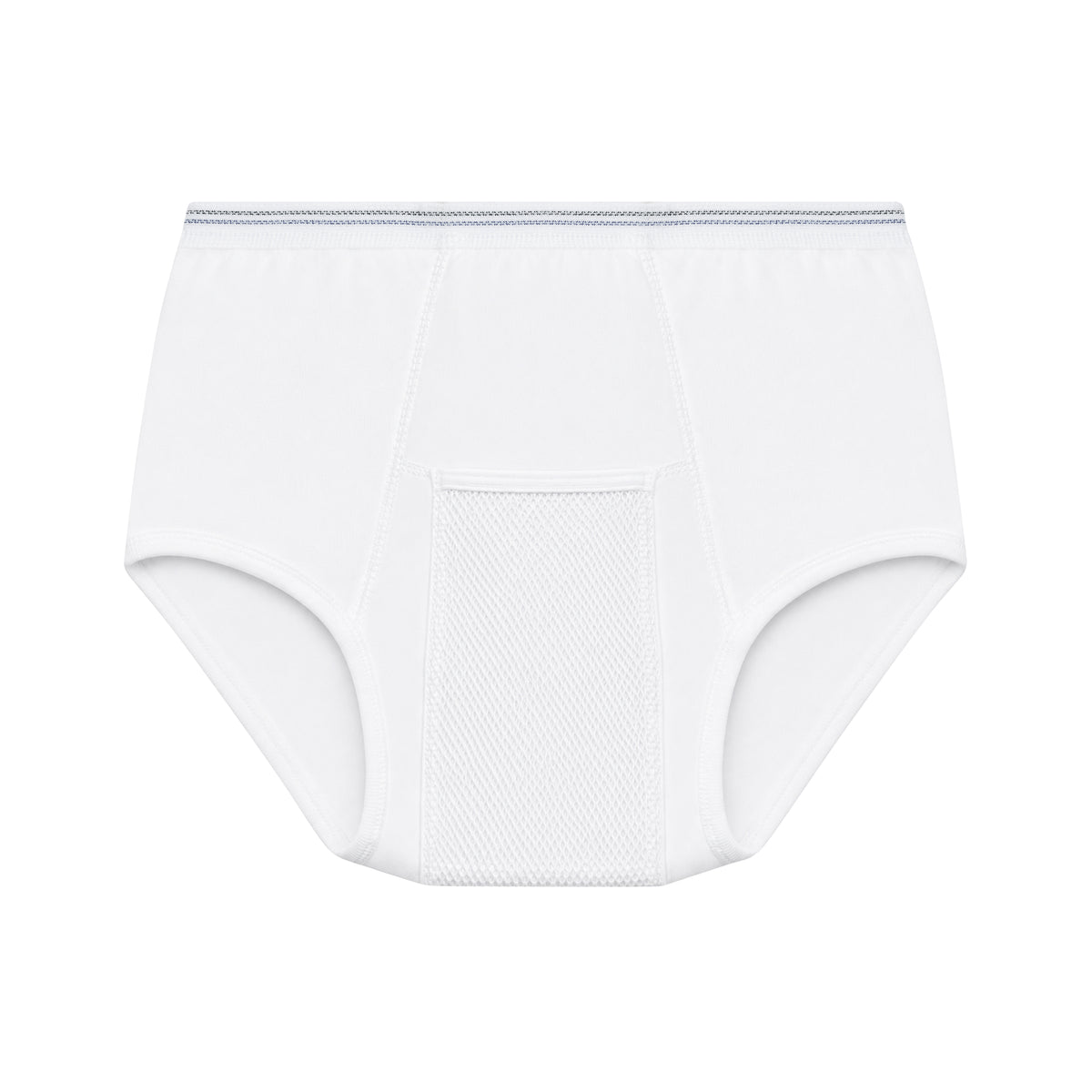 Snugwell Men’s Incontinence Washable Underwear – Mesh Pocket Briefs