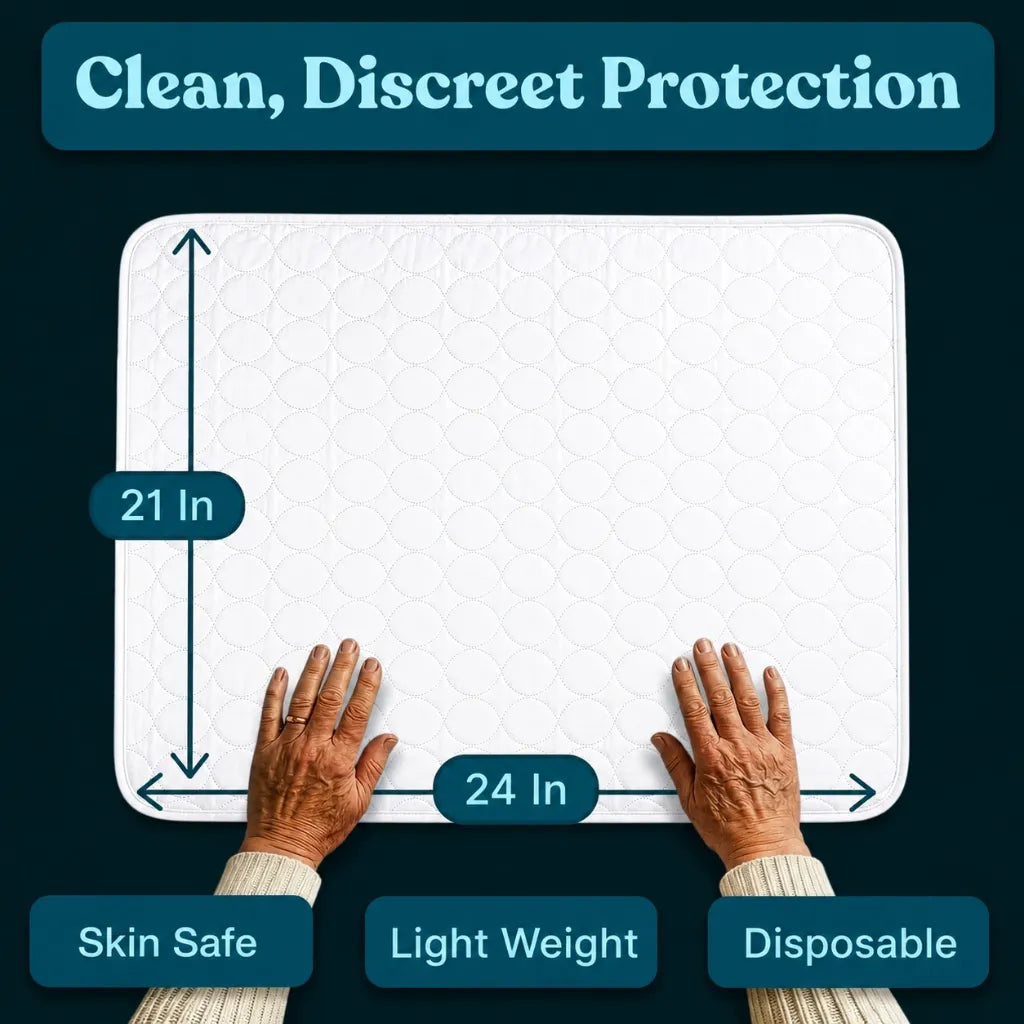 Snugwell Heavy Duty Reusable Washable Chair Pads – 21" × 24"