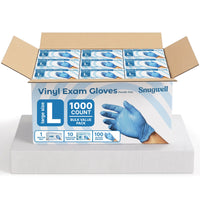 Snugwell Disposable Stretch Vinyl Exam Gloves