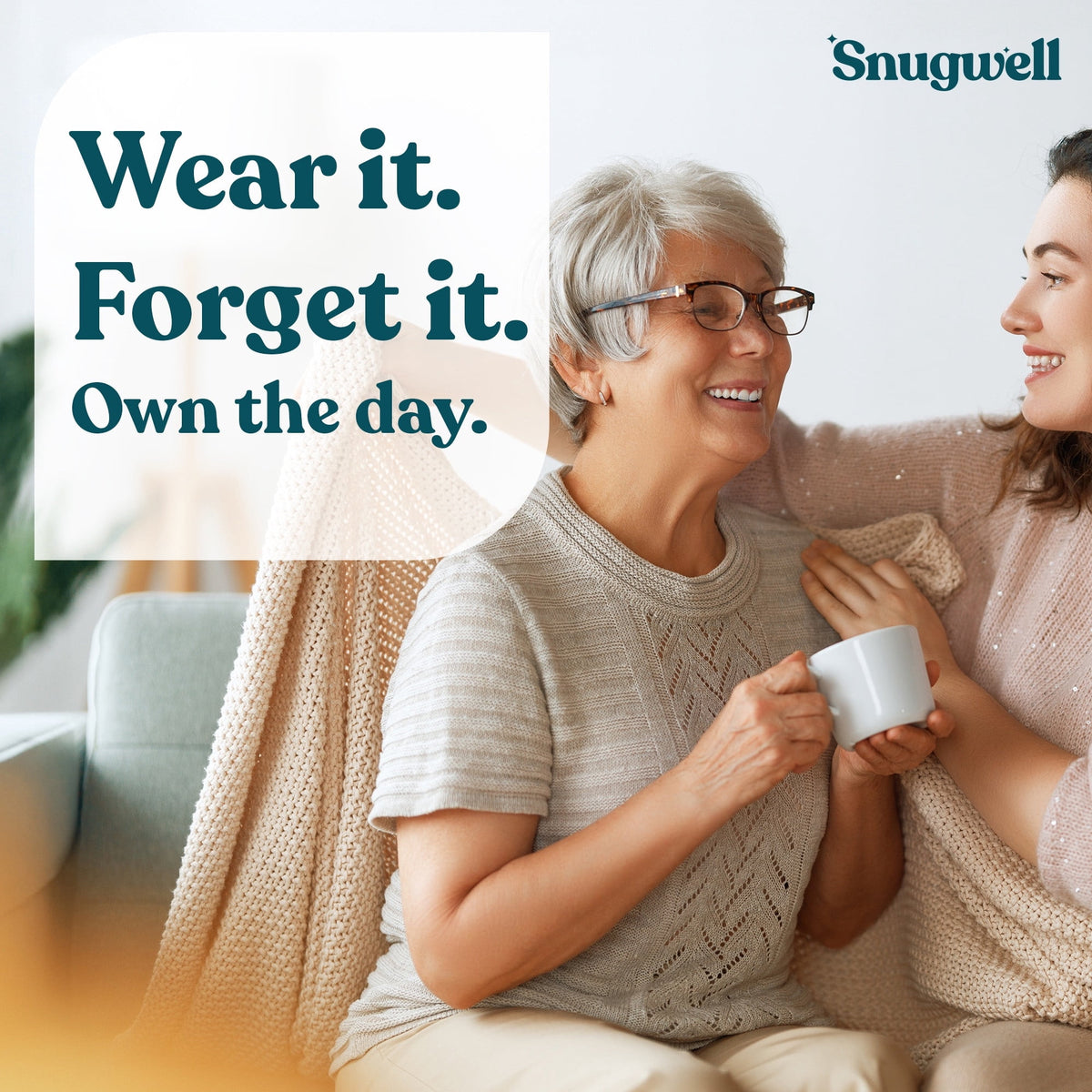 Snugwell Daily Pads for Bladder Leaks – Moderate Absorbency, 9.25"