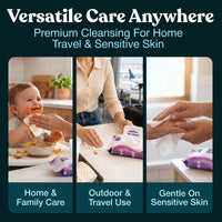 Snugwell Adult Disposable Wet Wipes with Snap Lid